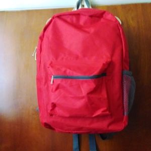Red 17 inch Backpack NWOT